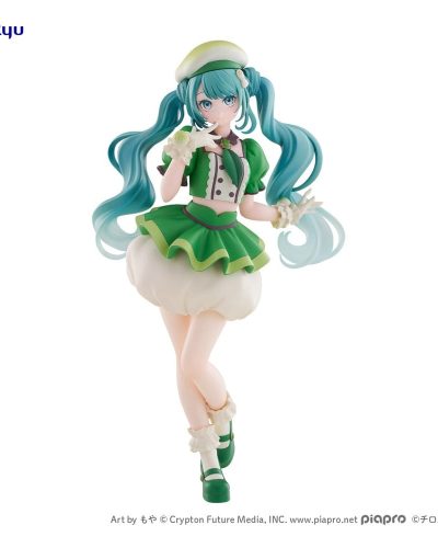 Hatsune Miku x Tirol Choco Collaboration PVC Figure Matcha Mochi Ver. 19 cm