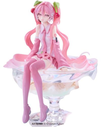 Hatsune Miku Noodle Stopper PVC Figure Sakura Miku 2026 Smile Ver. 14 cm