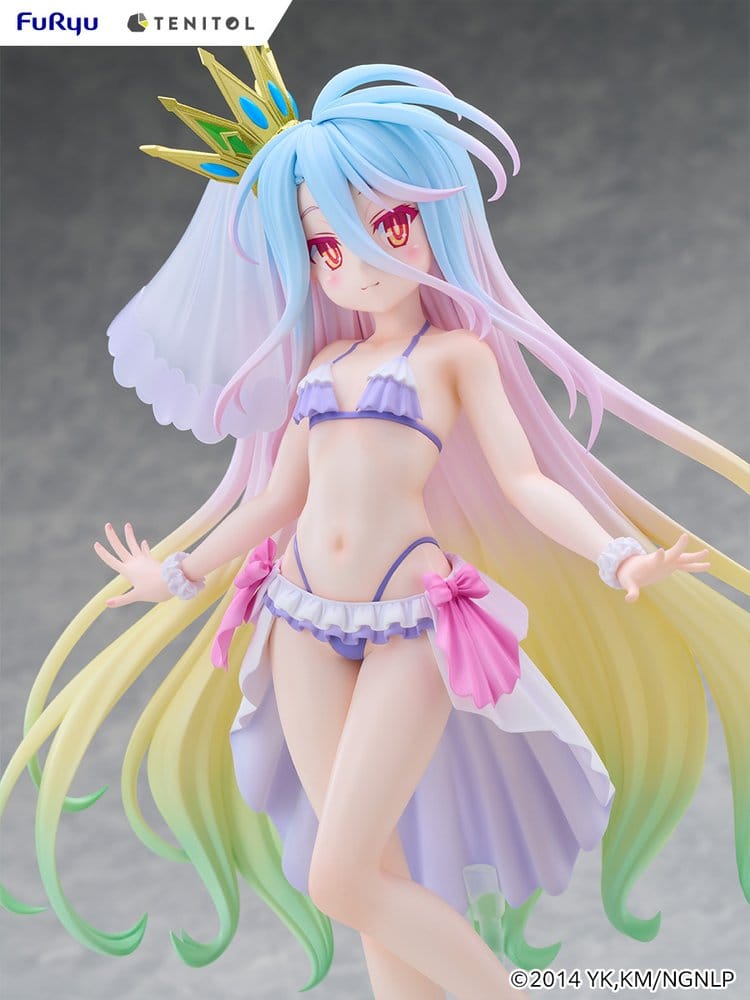 No Game No Life Tenitol Tall PVC Figure Shiro swimwear dress Ver. 29 cm - Bild 5