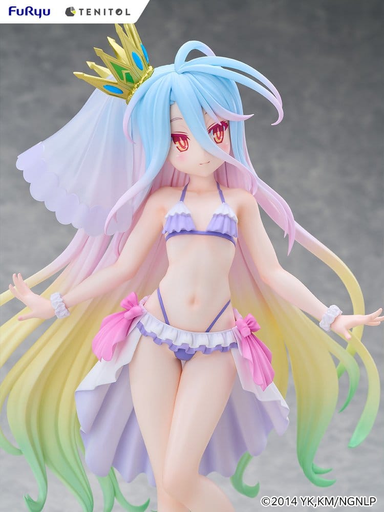 No Game No Life Tenitol Tall PVC Figure Shiro swimwear dress Ver. 29 cm - Bild 6