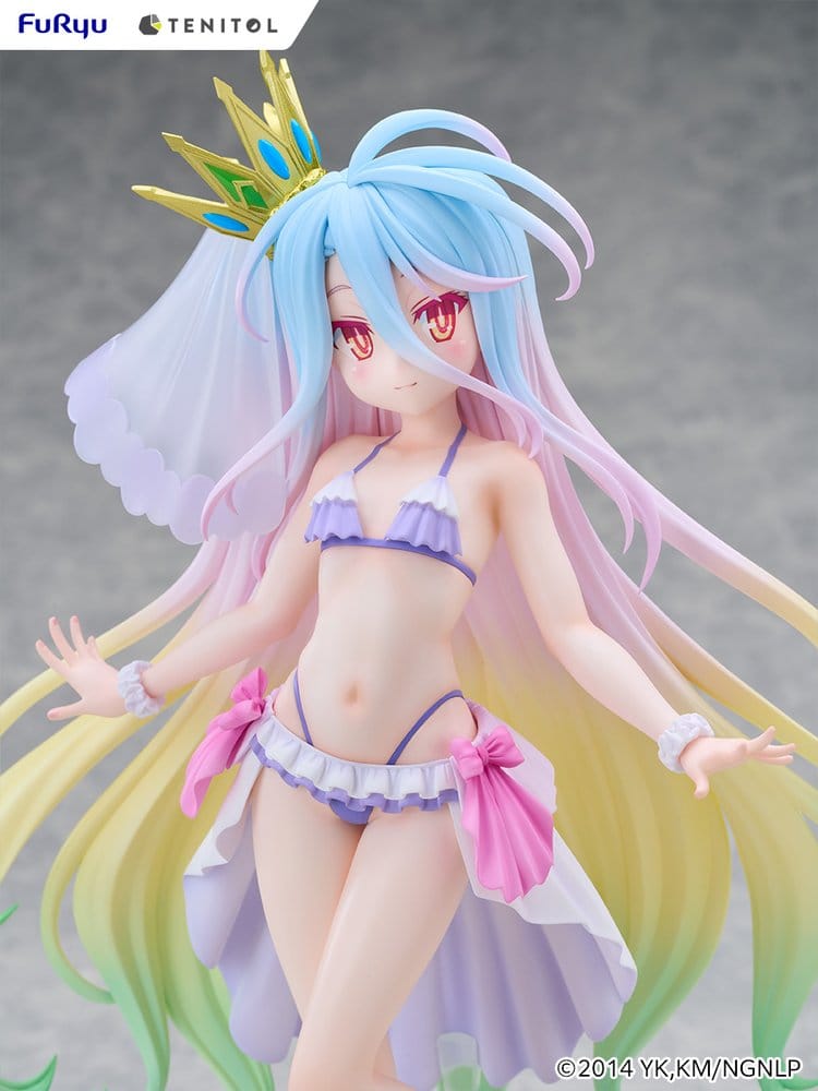 No Game No Life Tenitol Tall PVC Figure Shiro swimwear dress Ver. 29 cm - Bild 7