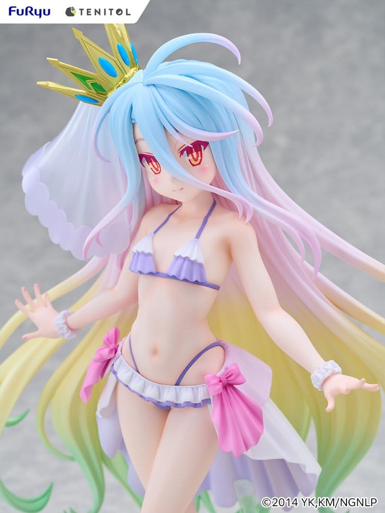 No Game No Life Tenitol Tall PVC Figure Shiro swimwear dress Ver. 29 cm - Bild 8