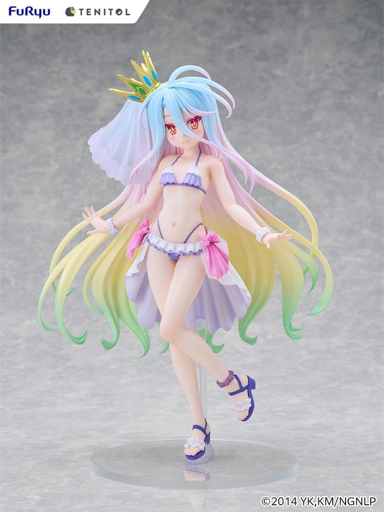 No Game No Life Tenitol Tall PVC Figure Shiro swimwear dress Ver. 29 cm - Bild 10