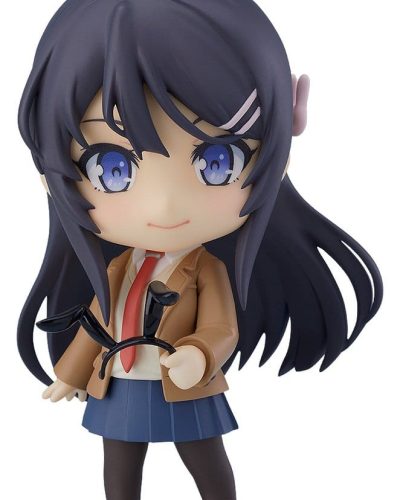 Rascal Does Not Dream of Bunny Girl Senpai Nendoroid Action Figure Mai Sakurajima 10 cm