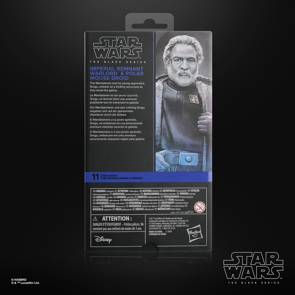 Star Wars: The Mandalorian & Grogu Black Series Action Figure Imperial Remnant Warlord & Polar Mouse Droid 15 cm - Bild 4