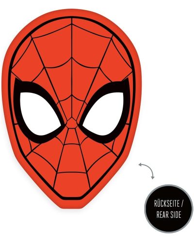 Marvel Soft Velboa Pillow Spider Man Head 22 x 32 cm