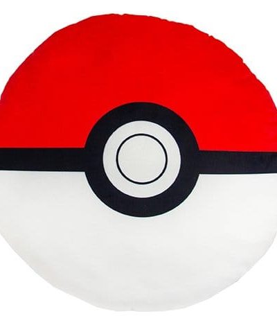 Pokemon Soft Velboa Pillow Pokeball 30 x 30 cm