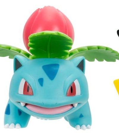 Pokemon Battle Figure Set Action Figures Pikachu, Deino & Ivysaur (3-Pack)