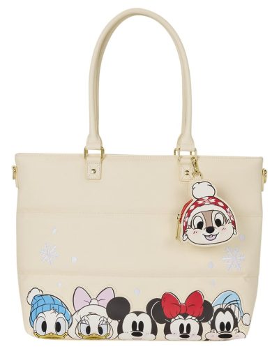 Mickey & Minnie by Loungefly Canvas Tote Bag Puff Quilt