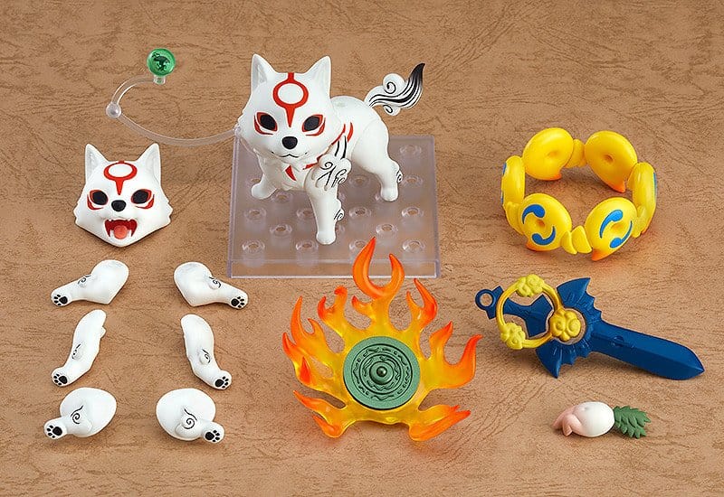 Okami Nendoroid Action Figure Amaterasu DX Ver. 10 cm - Bild 3