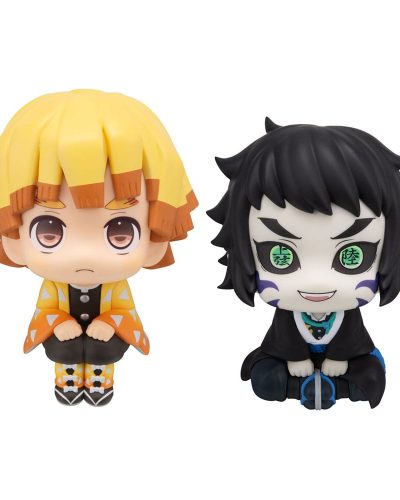 Demon Slayer: Kimetsu no Yaiba Look Up PVC Figures 2-Pack Zenitsu Agatsuma Grumpy Ver. & Kaigaku 11 cm (with gift)