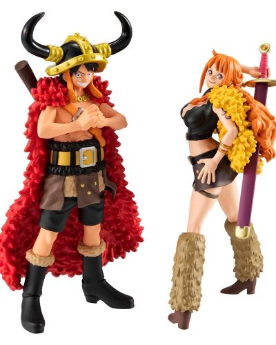 One Piece WALLSTAR PVC Figures 2-Pack Monkey D. Luffy & Nami Ver. Elbaph 11 cm (with gift)