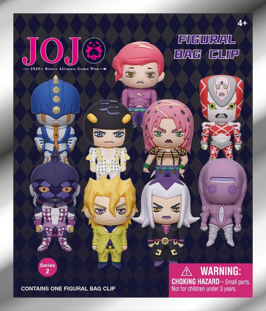 JoJo´'s Bizarre Adventure 3D PVC Bag Clips Series 2 Blind Bag Display (24) - Image 3