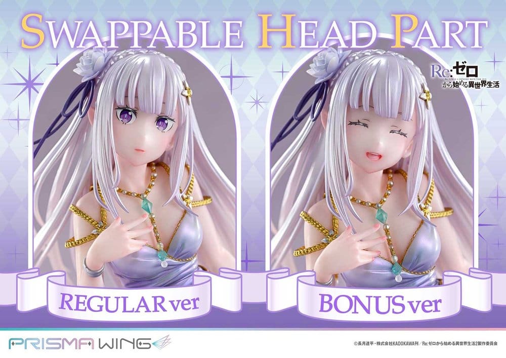 Re:Zero Prisma Wing Statue 1/7 Emilia Glass Edition Bonus Version 29 cm - Bild 10