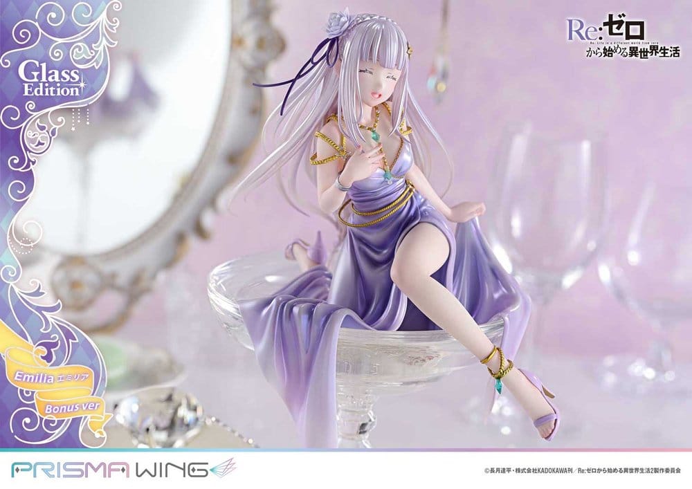 Re:Zero Prisma Wing Statue 1/7 Emilia Glass Edition Bonus Version 29 cm - Bild 16
