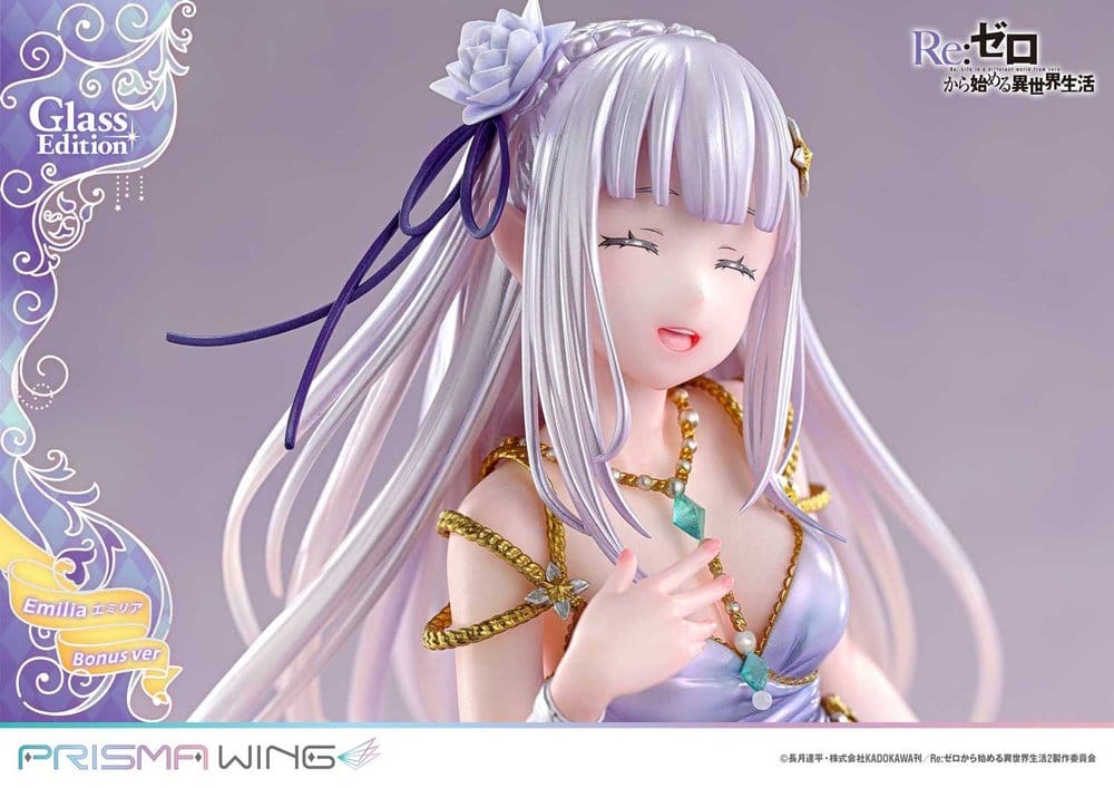 Re:Zero Prisma Wing Statue 1/7 Emilia Glass Edition Bonus Version 29 cm - Bild 17