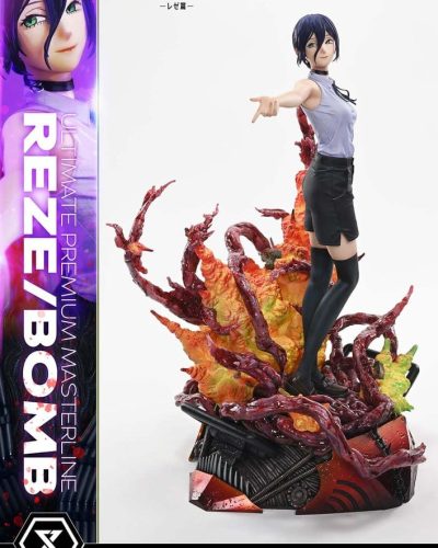 Chainsaw Man Ultimate Premium Masterline Series Statue 1/4 The Movie: Reze Arc REZE/BOMB 56 cm