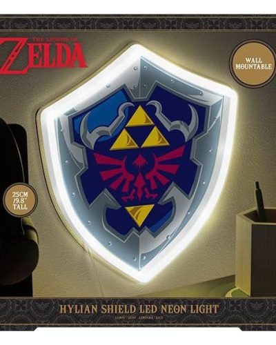 The Legend of Zelda Wall Lamp Hylian Shield 27 x 23 cm