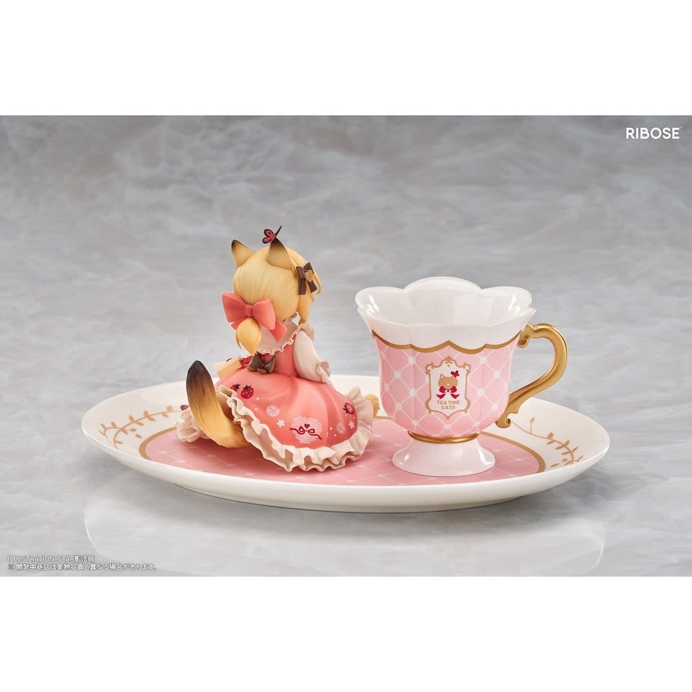 Original Character DLC Series PVC Figure Tea Time Cats Orange Cat 10 cm - Bild 4