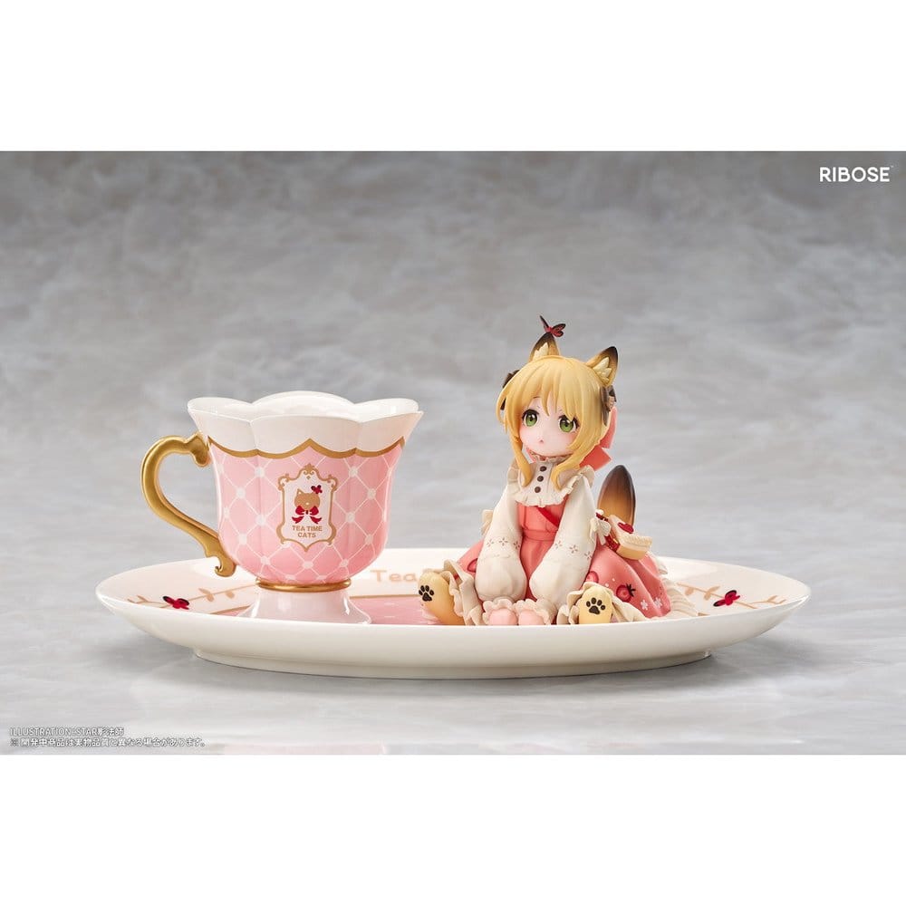 Original Character DLC Series PVC Figure Tea Time Cats Orange Cat 10 cm - Bild 5