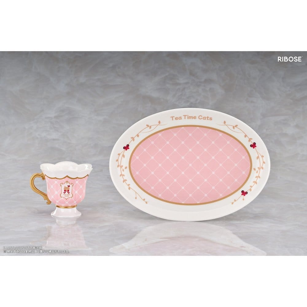 Original Character DLC Series PVC Figure Tea Time Cats Orange Cat 10 cm - Bild 9