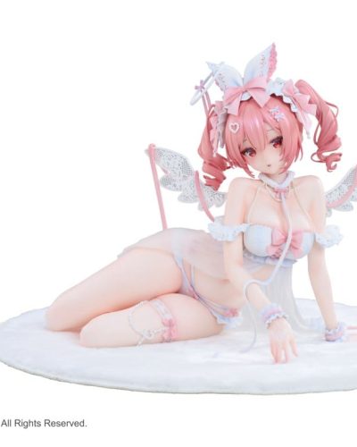 Original Character PVC Figure 1/4 White Rabbit Rosu Angel Ver. Illustrated by Rosuuri Bonus Edition 23 cm