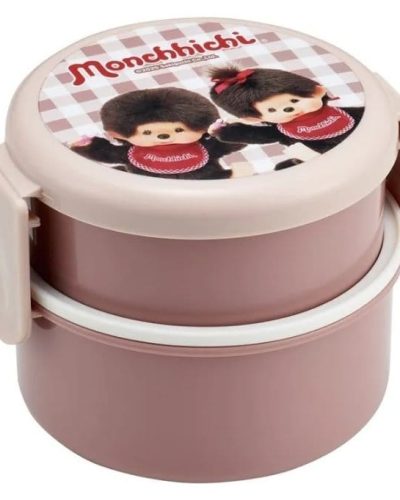 Monchhichi Two Layer Round Shape Lunch Box