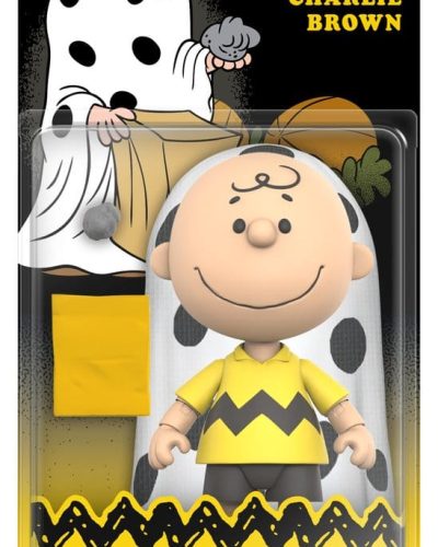 Peanuts Deluxe Wave 01 Action Figure Charlie Brown (with Ghost Sheet) 18 cm