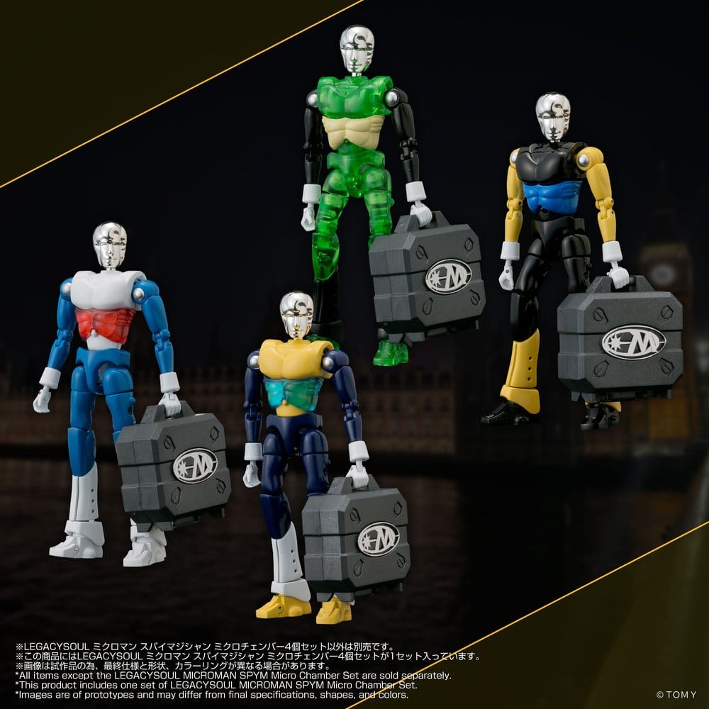 Microman Legacysoul Action Figure Parts SPYM Micro Chamber Set - Image 4
