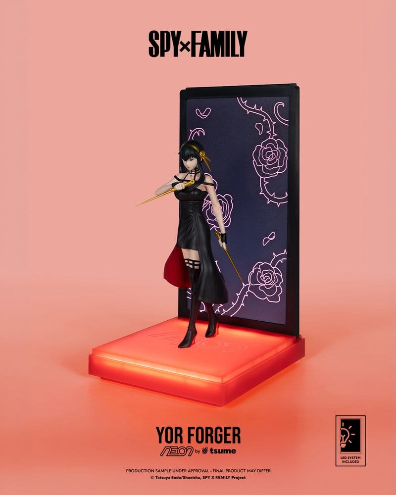 Spy x Family Neon Figure 1/9 Yor Forger 20 cm - Image 5