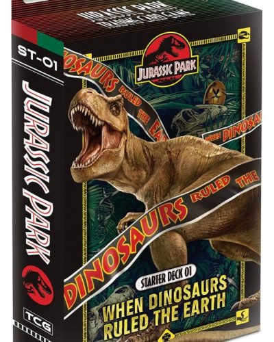 Jurassic Park TCG Starter Deck 01 When Dinosaurs Ruled the Earth Display (6) *English Version*